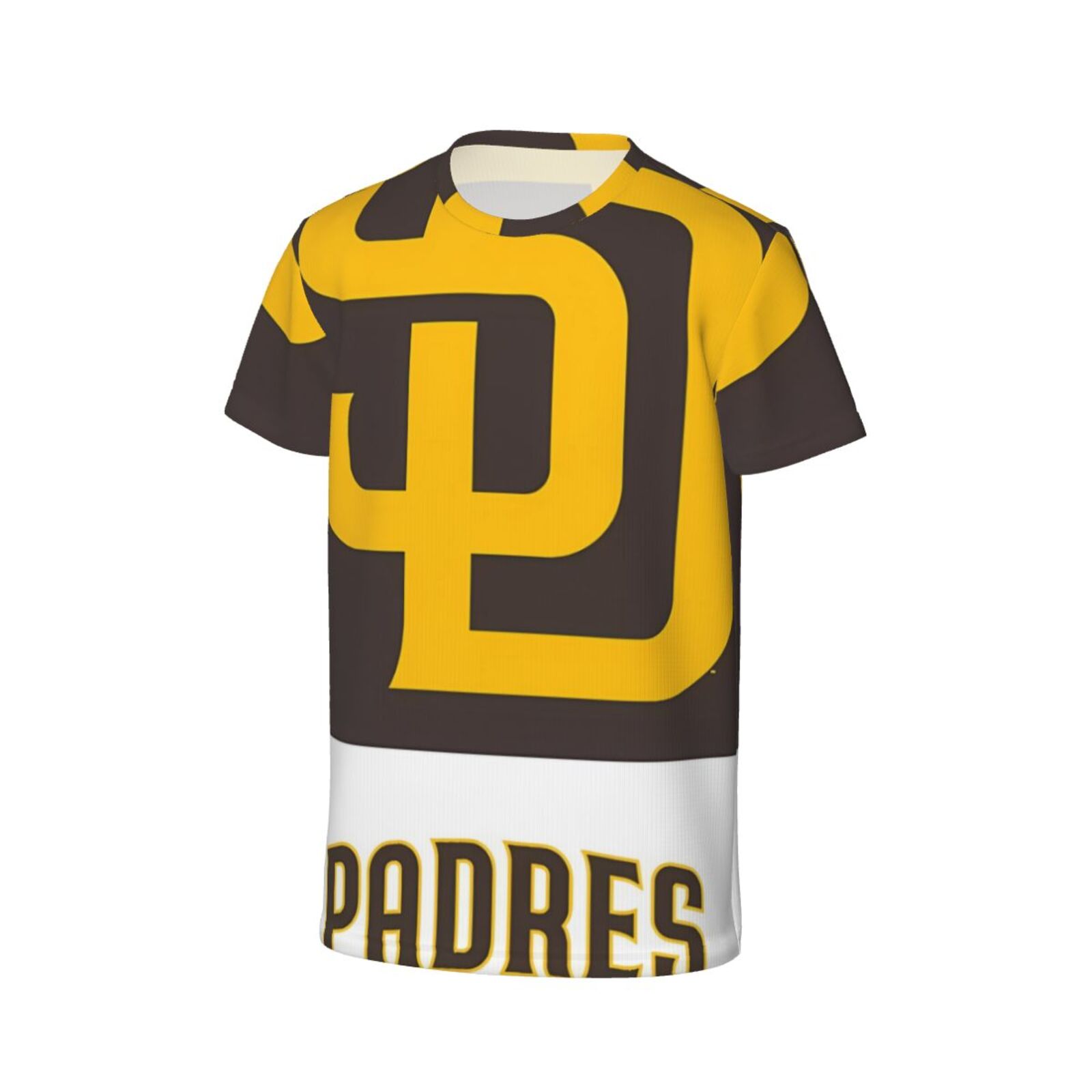 Padres Boys and Girls Round Neck Short Sleeve Shirt for Youth Sports Football Team for Baseball Fans Gifts